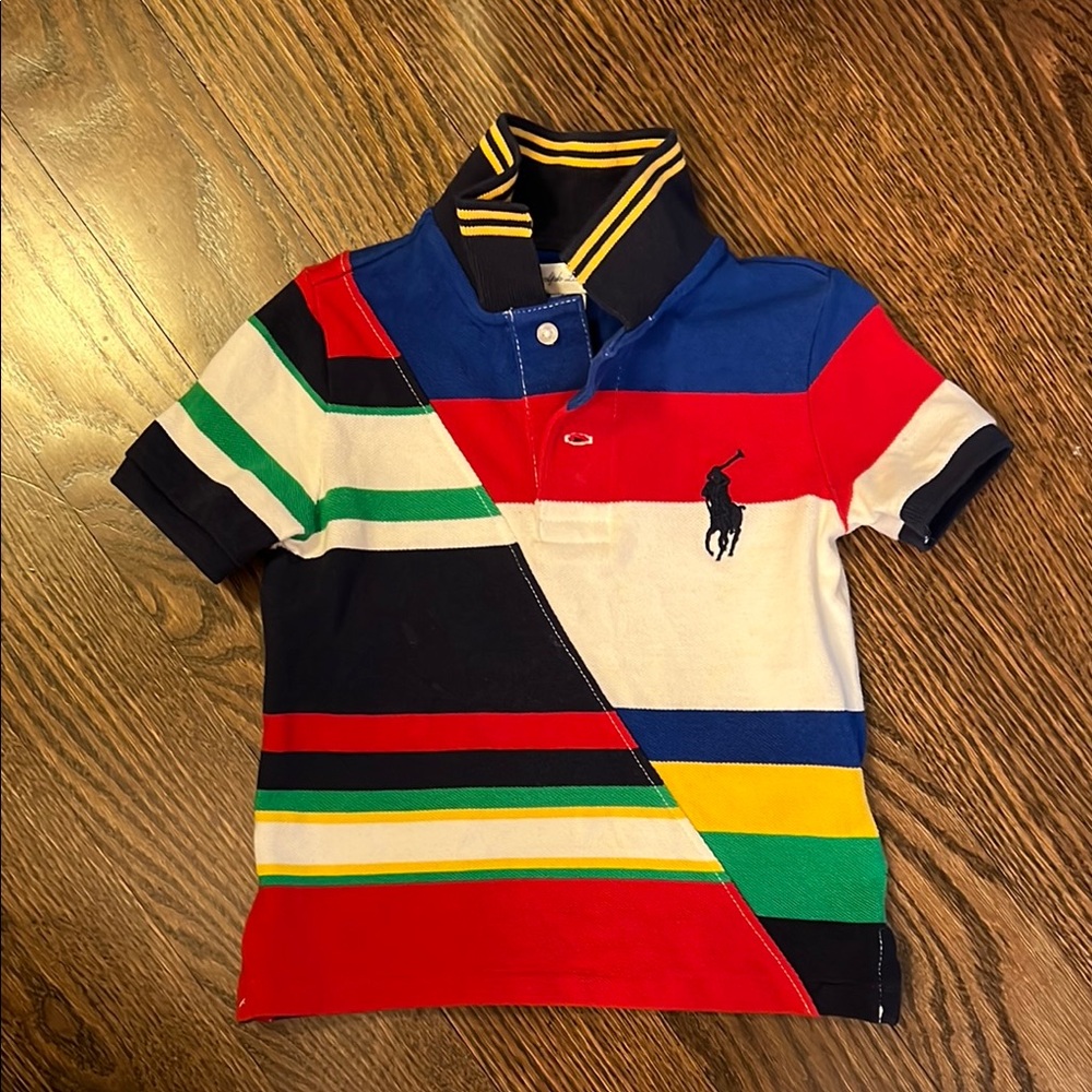 Polo Colorful Striped Kids Polo Shirt